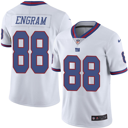 Nike Giants #88 Evan Engram White Men's Stitched NFL Limited Rush Jersey - Click Image to Close